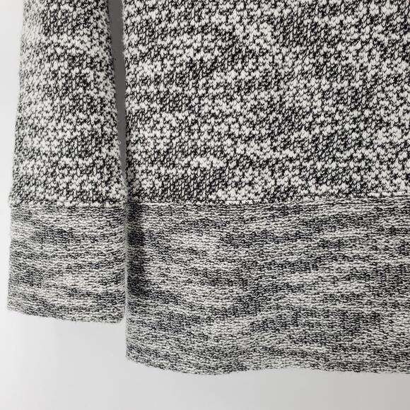 Lou & Grey Minimalist Coz Luxe Mix Knit Cowl Neck Marled Heather Grey Sweater S - Picture 5 of 9